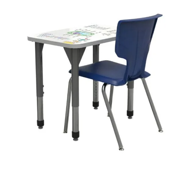 Classroom Set - Premier Rectangle Dry Erase Desks & Premier Chairs Package