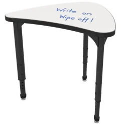 Classroom Set - 24 Student Chevron Dry Erase Apex Desks & 24 Apex Stack Chairs (18'' H -5th-Adult)