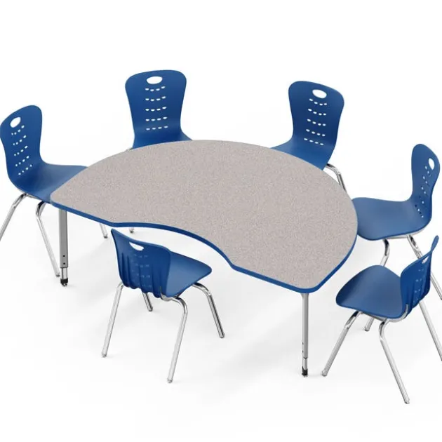 Classroom Set - Synergy Kidney Table & Stack Chairs