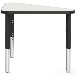 Classroom Set - 6 Triangle Synergy Dry Erase Synergy Student Desks and Stack Chairs
