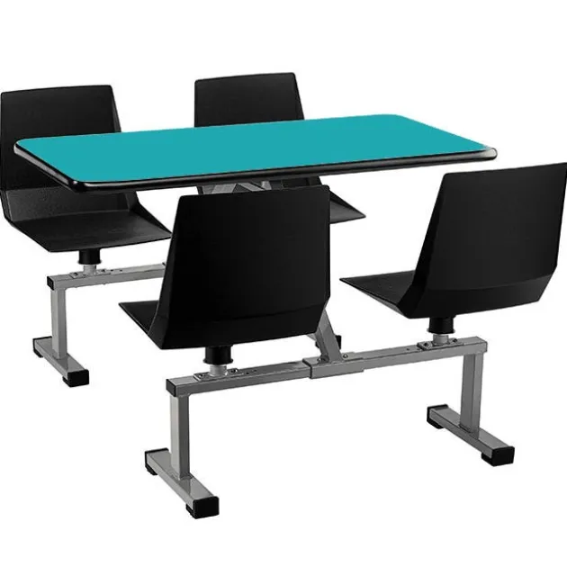 Cluster Swivel Booth with MDF Top