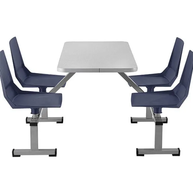 Cluster Swivel Booth with MDF Top