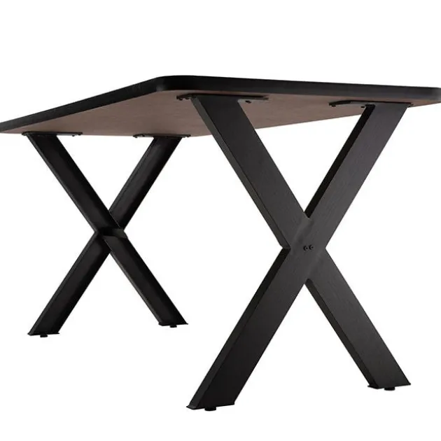 Collaborator Table w/ Gray Nebula Laminate Top (30'' x 60'' Rectangle)