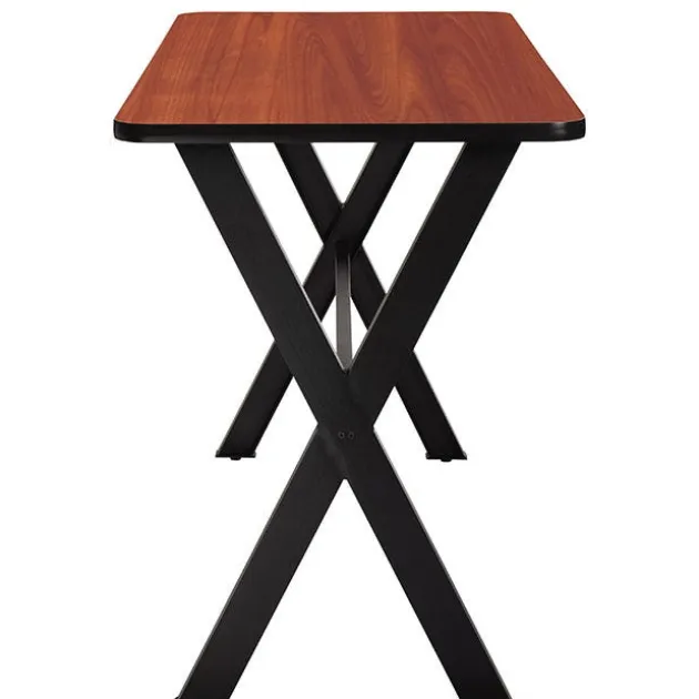 Collaborator Table w/ Wild Cherry Laminate Top (30'' x 72'' Rectangle)
