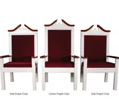 Colonial Style Side Pulpit Clergy Chair