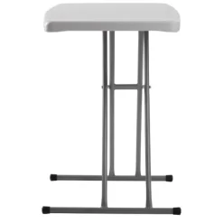 Commercialine Height Adjustable Personal Folding Table (20'' W x 30'' D)