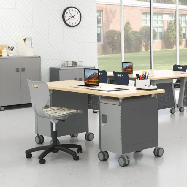 Compass Dual Cabinet Teacher Desks