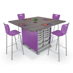 Compass Island Square Cabinet - 42