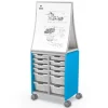 Compass Tray Storage Cabinets w/ Ogee Easel
