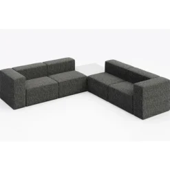Conversa Collection 4-Seat Corner Sofa with Occasional Table