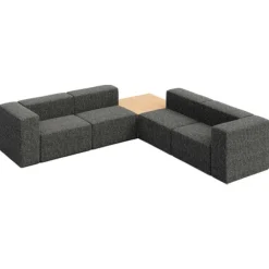 Conversa Collection 4-Seat Corner Sofa with Occasional Table