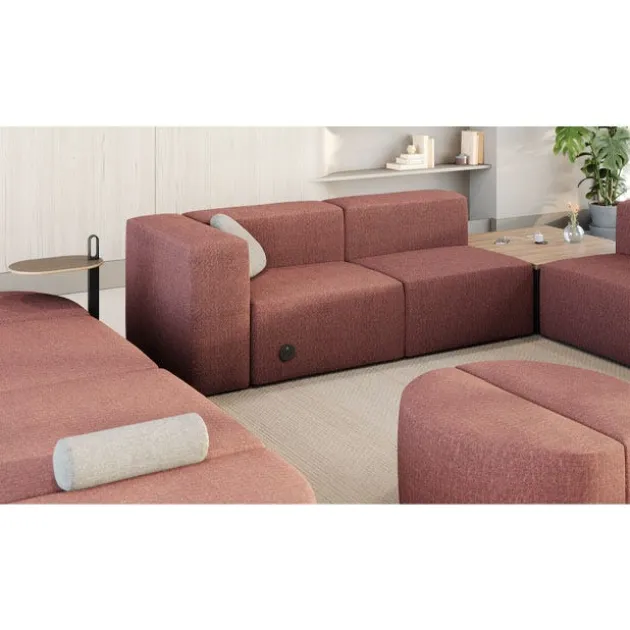 Conversa Collection 4-Seat Corner Sofa with Occasional Table