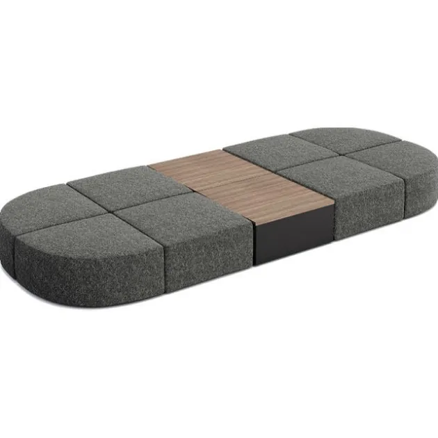 Conversa Collection 8-Seat Modular Lounge Seating & 2 Occasional Tables