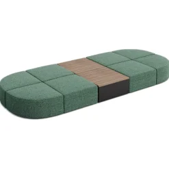 Conversa Collection 8-Seat Modular Lounge Seating & 2 Occasional Tables