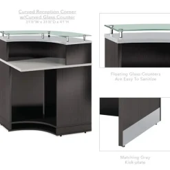 Cosmo Collection Curved Reception Typical (2-Unit)