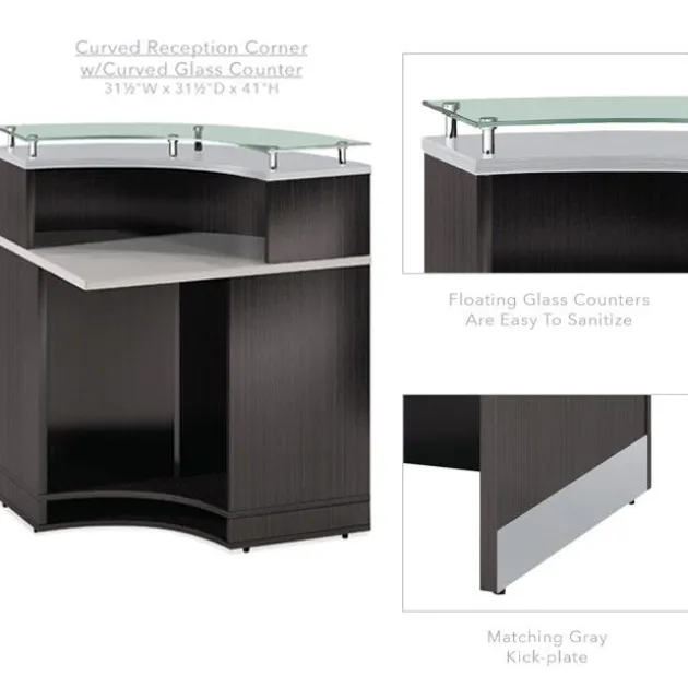 Cosmo Collection Curved Reception Typical (1-Unit)