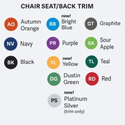 Creative Colors Stack Chair (14'' H - K-2nd)