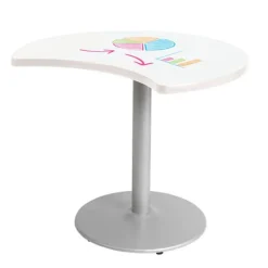 Crescent Activity Table with Dry Erase Top