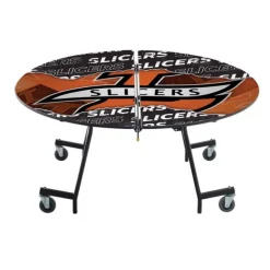 Customizable Mobile Cafeteria Table - 72'' Oval