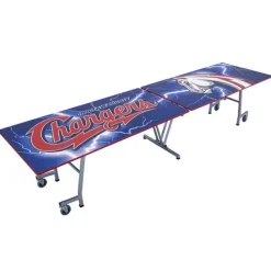 Customizable Mobile Rectangle Cafeteria Table - 12' L x 36'' W