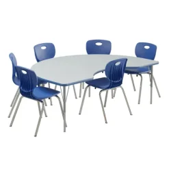 Deluxe HPL Activity Table & Classroom Student Chair Package (48