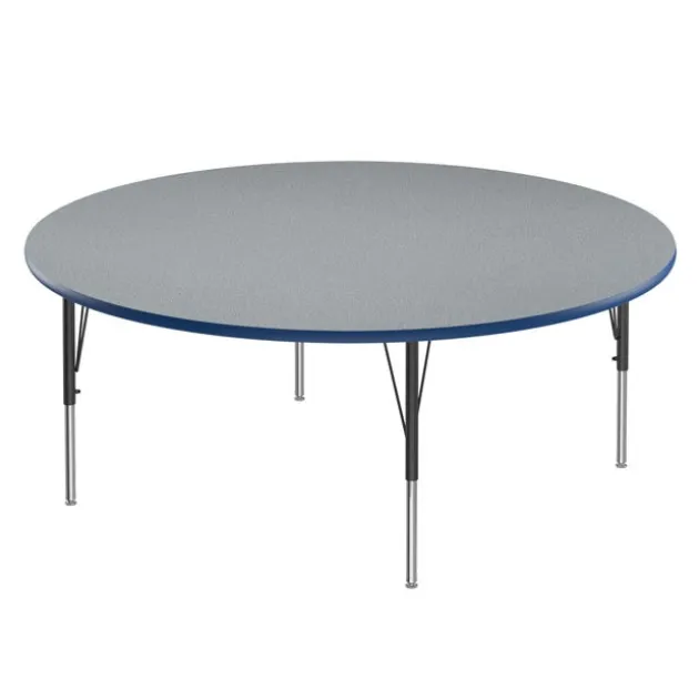 Deluxe HPL Activity Table & Classroom Student Chair Package (60" Round - 1 Table & 6 Chairs)