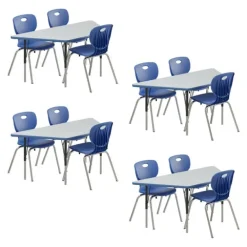 Deluxe HPL Activity Table & Classroom Student Chair Package (30