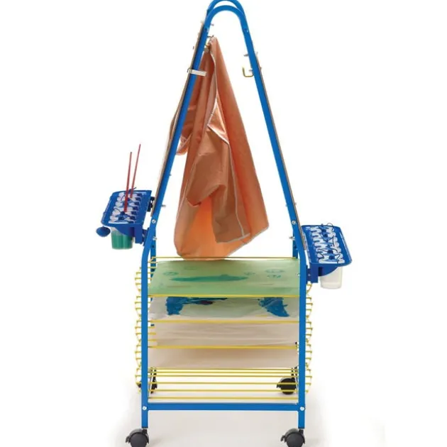 Double Sided Art Easel w/ Drying Rack and Tub Storage