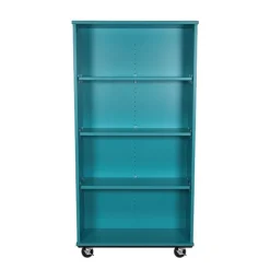Double Sided Mobile Bookcase (30" W x 23" D x 60" H)