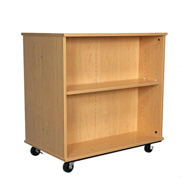 Double Sided Mobile Bookcase (36" W x 23" D x 36" H)