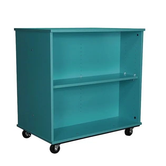 Double Sided Mobile Bookcase (36" W x 23" D x 36" H)