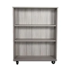 Double Sided Mobile Bookcase (36" W x 23" D x 48" H)