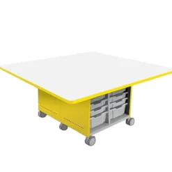 Dry Erase Compass Island Square Cabinet - 29