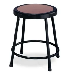 Dry Erase Height Adjustable Table (30'' x 72'') with 6 Black Frame Stools