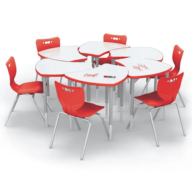 Dry Erase Shapes Desk & Hierarchy Chair Packages