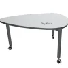 Dry Erase Versatilis Non-Folding Tables