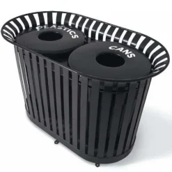 Dual Lexington Waste Receptacle
