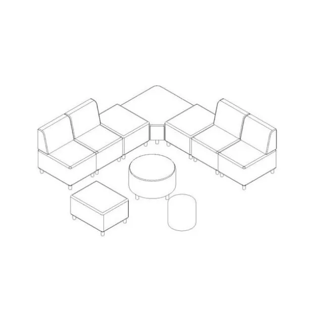 Elle Lounge Modular Soft Seating Package