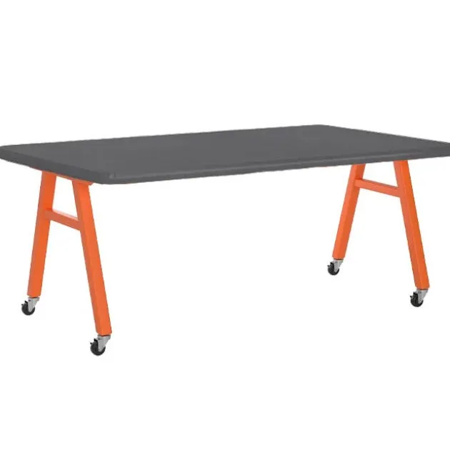 Epoxy Resin Top A-Frame Table (60'' W x 36'' D x 30'' H)