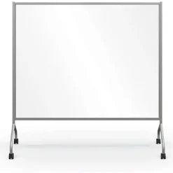 Essentials Clear Dry Erase Mobile Divider 71'' W