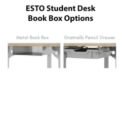 ESTO Rectangle 25-Pack Student Desks