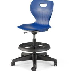 Euroflex Lab Chair - Extra Tall w/ Gas Lift & Foot Ring