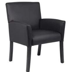 Executive Series Caressoft Box Arm Guest Chair