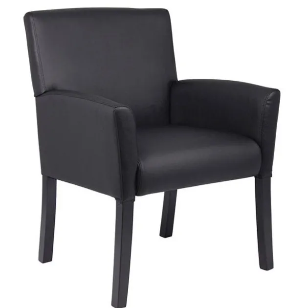 Executive Series Caressoft Box Arm Guest Chair