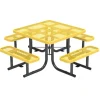 Expanded Metal Outdoor Picnic Table