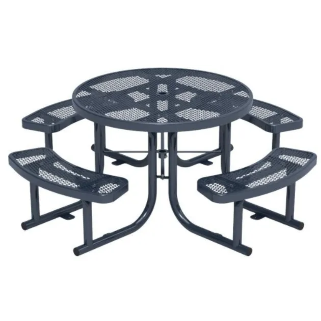 Expanded Metal Outdoor Picnic Table