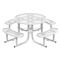 Expanded Metal Outdoor Picnic Table