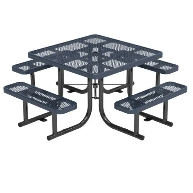 Expanded Metal Outdoor Picnic Table