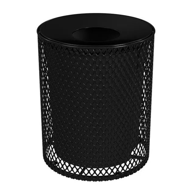 Expanded Metal Trash Receptacle (32 Gallon)