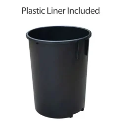 Expanded Metal Trash Receptacle (32 Gallon)